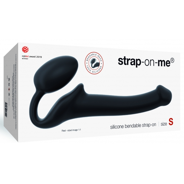 Dildo + plug Strap-On-Me Beandable S 15 x 3.5 cm Black