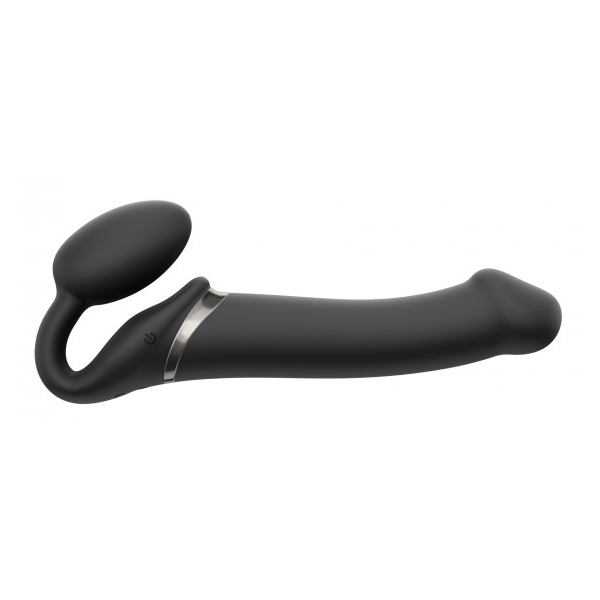 Consolador vibrador Strap-On 3 Motors L 16 x 3,7 cm Negro