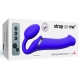 Dildo vibrante Strap-On 3 Motori L 16 x 3,7 cm Viola