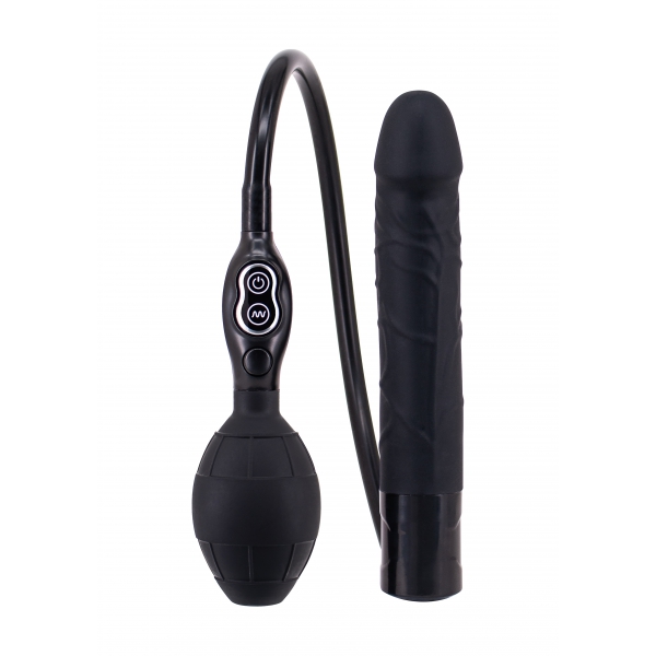 Vibrating inflatable dildo Thin power 15 x 3 cm