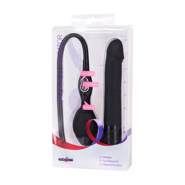 Gode gonflable vibrant Thin power 15 x 3 cm