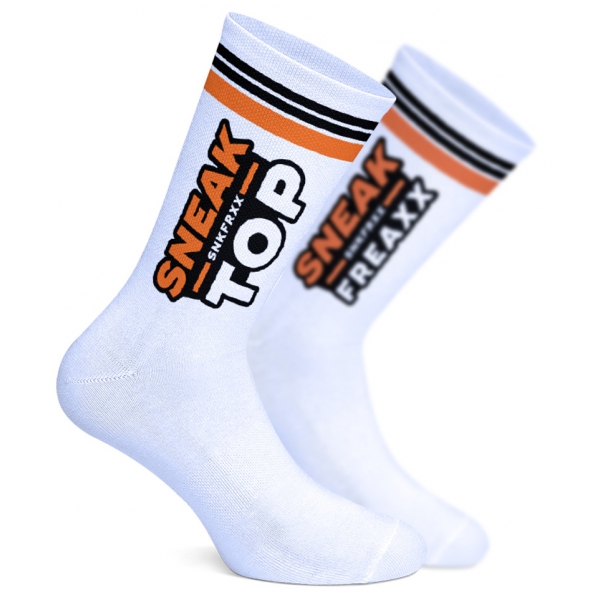 Sneak Berlin Top Socken Schwarz-Prange