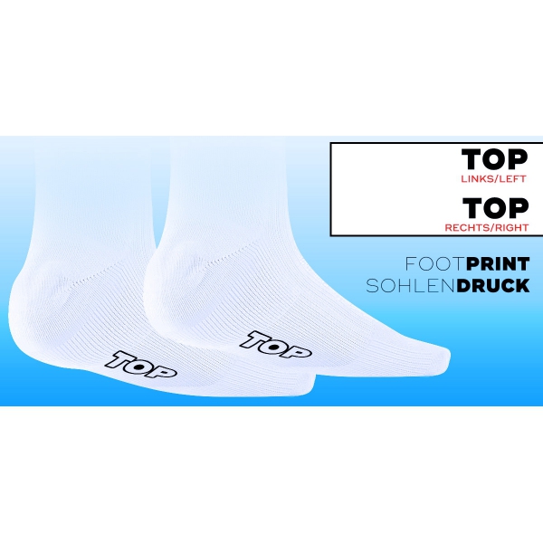 Sneak Berlin Top Socken Schwarz-Prange