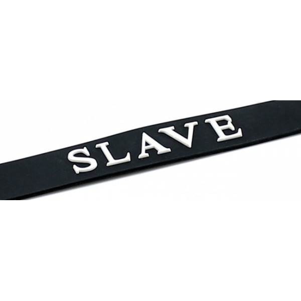 Silikonhalsband Slave