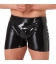 Bodemloze latex shorts