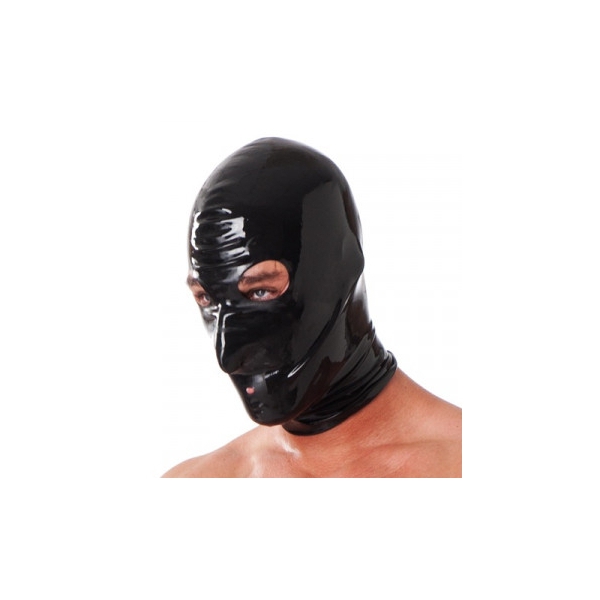 Zwarte Latex Kap