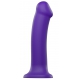 Dildo Strap-On-Me Buigbaar XL 18 x 4.5cm Paars