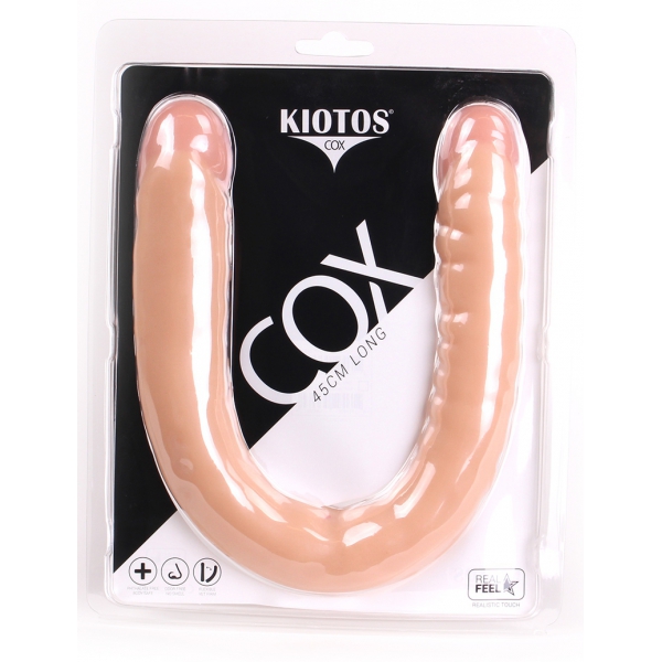 Cox dubbele dildo 45 x 4,5 cm