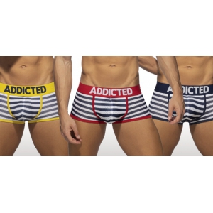 Addicted Set of 3 Sailor Boxer Mesh Boxers