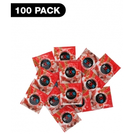 EXS Strawberry flavored condoms x100