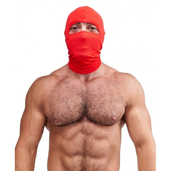 Mister B Balaclava de lycra vermelha