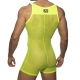 Mesh Wrestling Suit Fluo