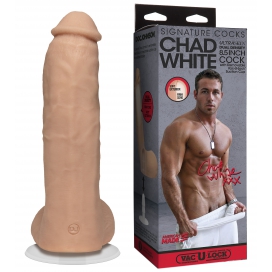 Dildo Realistico Attore Chad Bianco 17 x 5 cm