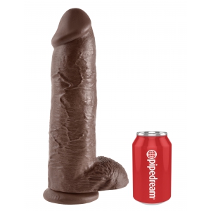 King Cock Big Dildo King Cock 26 x 7.8 cm Brown