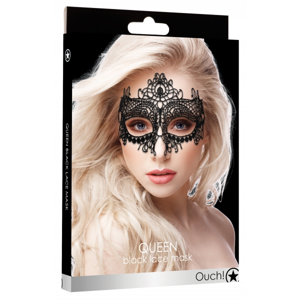 Queen Lace Maske Schwarz