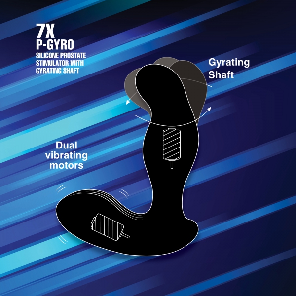 P-Gyro Vibrating Prostate Stimulator 10 x 3.7 cm