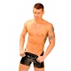 Short Cycliste en Latex avec Zip