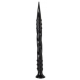 Gode long POINTED TWIST S 40 x 3 Noir