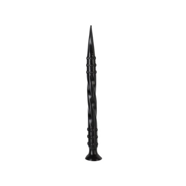 Gode long POINTED TWIST S 40 x 3 Noir