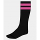 Gym Socks Black-Fluorescent Pink