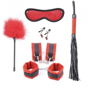 Kit Bondage 5 Piezas Rojo