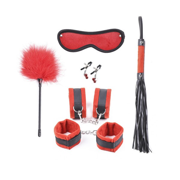 Bondage Kit 5 Pieces Red