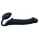 Dildo + Plug STRAP-ON-ME piegabile L 16 x 3,7 cm Nero