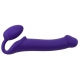 Consolador + Plug STRAP-ON-ME Doblable L 16 x 3,7 cm Morado