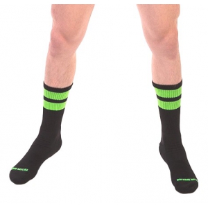 Barcode Berlin Socken Gym Socks Fluo Grün