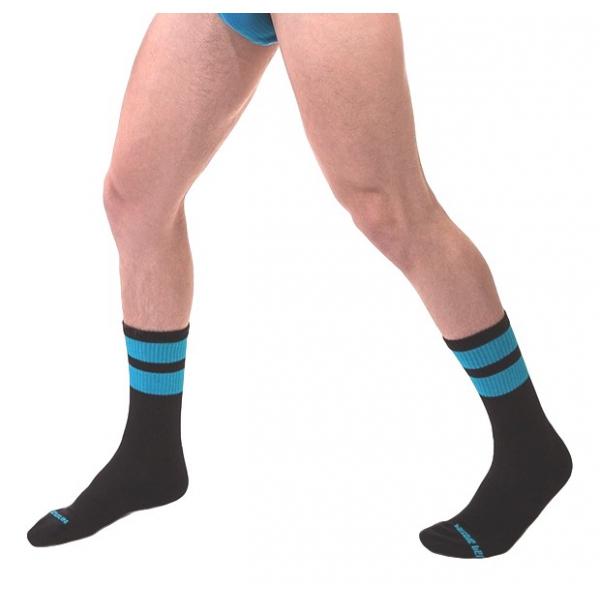 Gymnastiksocken Schwarz-Blau