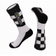 Chaussettes SOCKS Addiction Damier Blanc-Noir