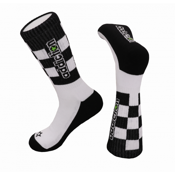 SOCKS Addiction Calcetines Blanco-Negro