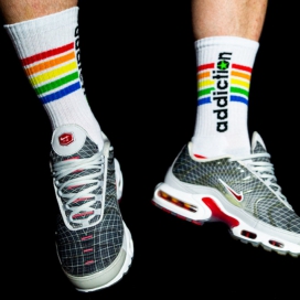 Socken SOCKS Addiction Pride