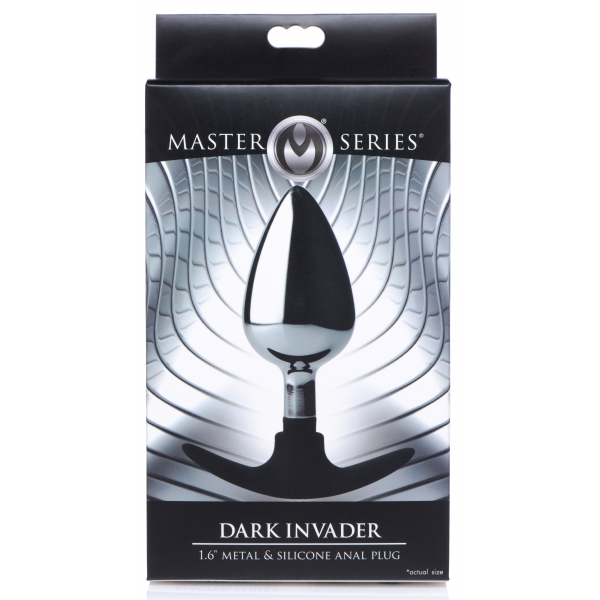 Dark Invader metalen plug L 9 x 4,1 cm