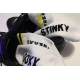 Meias STINKY SOXX Branco-amarelo