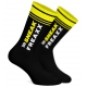 Calcetines BIG STRIPE Negro-Amarillo