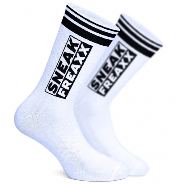BREED ME Socken Weiß-Schwarz