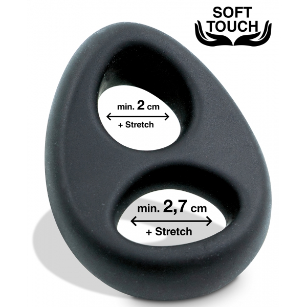 Ballstretcher Silicone Duo 6,5 cm