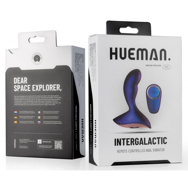 Stimulateur de prostate Intergalactic Hueman 8.5 x 3.2cm
