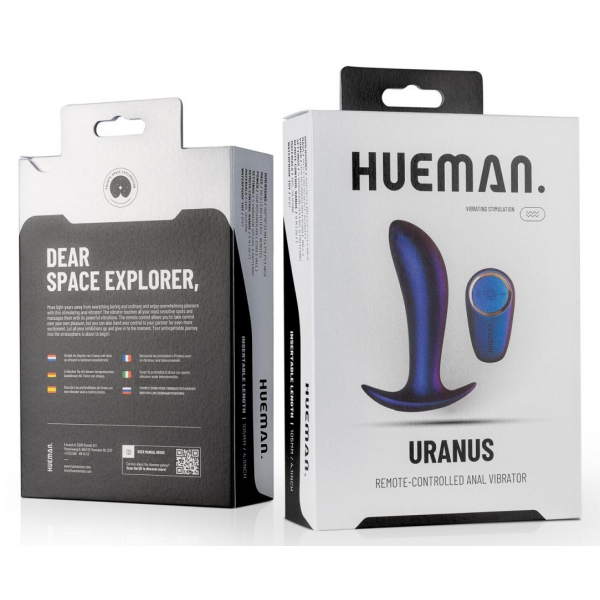 Estimulador de próstata vibratório Hueman Urano 10,5 x 3,2cm