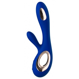 Vibrador de Onda Soraya 22 x 3,8 cm Azul Nocturno