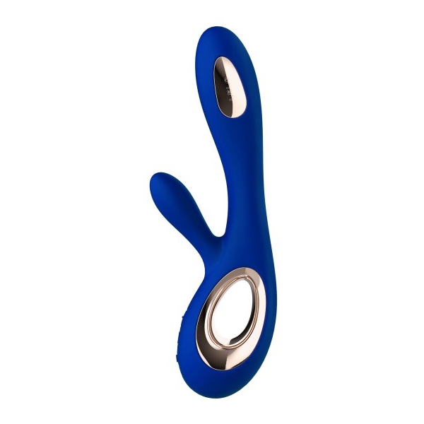 Vibratore Soraya Wave 22 x 3,8 cm Blu Notte