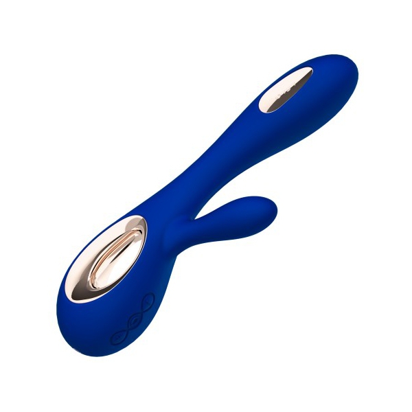 Vibrador de Onda Soraya 22 x 3,8 cm Azul Nocturno