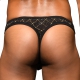 Thong Argyle Glam Black-Gold