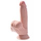 Realistischer 3D-Dildo Cock Swinging Balls 15 x 4 cm