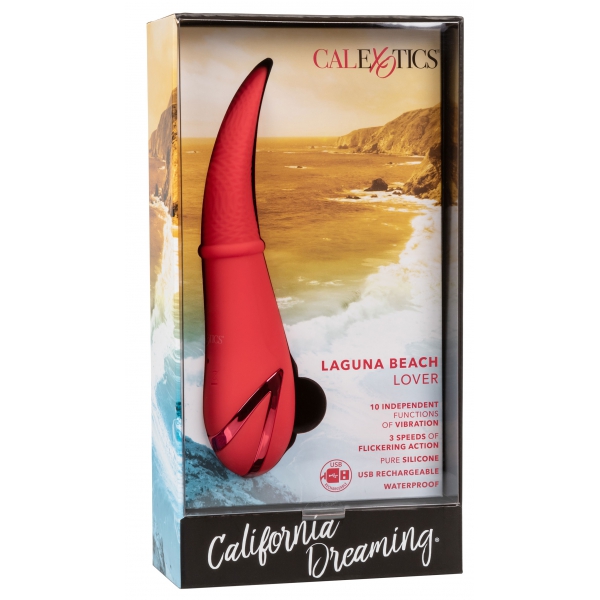 Laguna Beach Clitoris Stimulator 18cm Rood