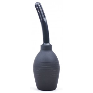 Lâmpada de Chuveiro Anal Preto II Enema - Inserção 12 x 2cm