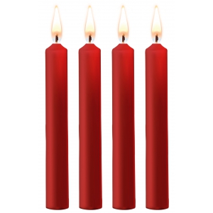 Ouch! Set of 4 SM Wax Red Mini Candles