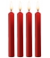 Set di 4 mini candele SM Wax rosso