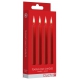 Set di 4 mini candele SM Wax rosso